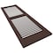 Ekena Millwork Mid-America Vinyl, Standard Size Cathedral Top Center Mullion, Open Louver Shutter, 11431009, PR 00011431009 - alternate 10